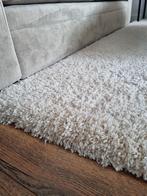 XXXL VLOERKLEED TAPIJT IVOOR WIT EN ANTRACIET vol Hoogpolig, Huis en Inrichting, Ophalen, Wit, 200 cm of meer, Rechthoekig