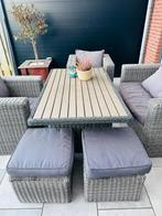 Mooie Wicker Tuinset - Compleet!, Tuin en Terras, 6 zitplaatsen, Ophalen of Verzenden, Zo goed als nieuw, Wicker