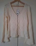 Monki structuur vest, Maat 38/40 (M), Wit, Ophalen of Verzenden, Zo goed als nieuw