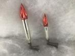 2 antieke kerstboomknijpers. Kaarsen met rode vlam, Diversen, Kerst, Ophalen of Verzenden