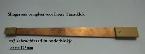 Slingerveren voor alle Friese klokken., Antiek en Kunst, Antiek | Klokken, Ophalen of Verzenden