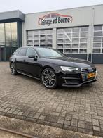 Audi A4 3.0 TDI 272pk Quattro Pano/Leer/ACC 3x S-line voll, Automaat, 197 €/maand, A4, Zwart