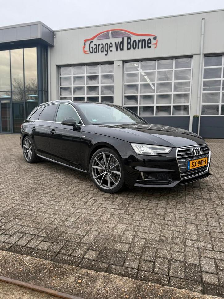 Audi A4 3.0 TDI 272pk Quattro Pano/Leer/ACC 3x S-line voll, Auto's, Audi, Bedrijf, A4, 360° camera, 4x4, ABS, Achteruitrijcamera