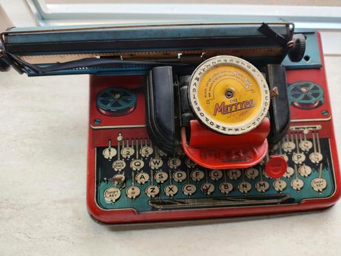50's The Mettype Junior Toy  tinnen typmachine, Antiek en Kunst, Antiek | Tin, Ophalen of Verzenden