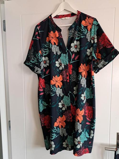DIDI zomerse jurk van travelstof maat 48, Kleding | Dames, Grote Maten, Zo goed als nieuw, Jurk, Ophalen of Verzenden