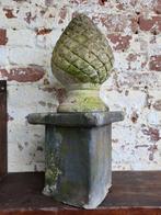 Brocante stenen dennenappels/ tuinornamenten/ allegonda, Ophalen of Verzenden