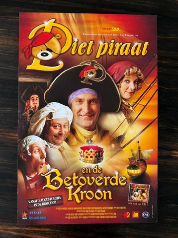 Piet Piraat en de betoverde kroon poster beschikbaar voor biedingen