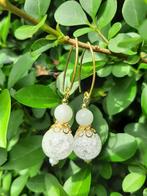 Oorbellen Lorde bergkristal-maansteen-swarovski goud, Ophalen, Nieuw