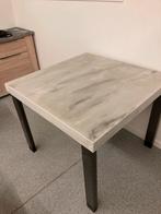 Uitklapbare tafel met deksel, Huis en Inrichting, Tafels | Eettafels, Ophalen, Overige materialen, Gebruikt, 50 tot 100 cm