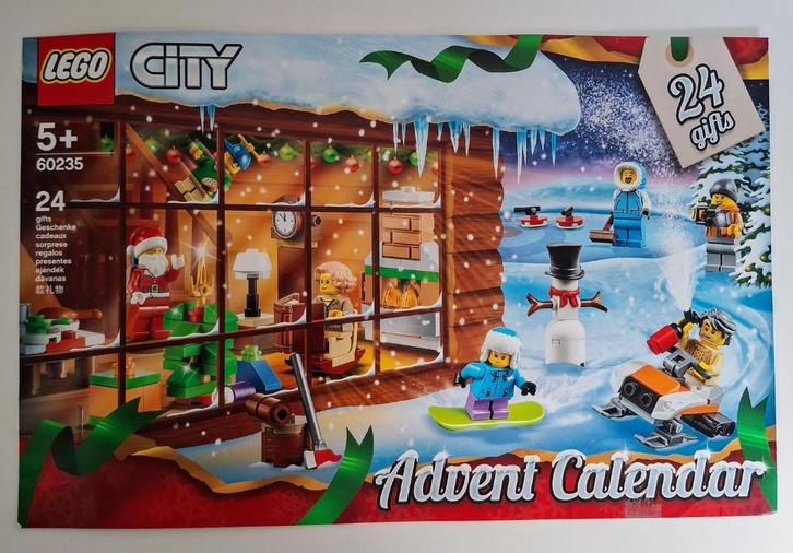 Lego City Nr 60235 Advent-kalender 2019 Compleet zgan €14,99, Kinderen en Baby's, Speelgoed | Duplo en Lego, Zo goed als nieuw