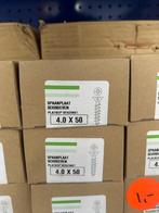 spaanplaat schroeven 4.0x50mm 200st nr. 556, Ophalen, Nieuw, 50 tot 100 mm, Schroeven