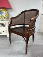Giorgetti stoel Faux Bamboo ... Rotan, Huis en Inrichting, Stoelen, Bruin, Riet of Rotan, Ophalen of Verzenden, Zo goed als nieuw