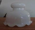 Prachtig opaline antiek lampenkap izgs, Wit, Rond, Ophalen of Verzenden, Zo goed als nieuw