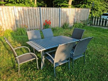 Keurige tuinset inclusief 6 stoelen! Alles onderhoudsvrij!

 beschikbaar voor biedingen