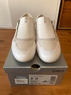 Gabor witte leren sneakers, maat 8/42, Gabor, Ophalen of Verzenden, Zo goed als nieuw, Wit