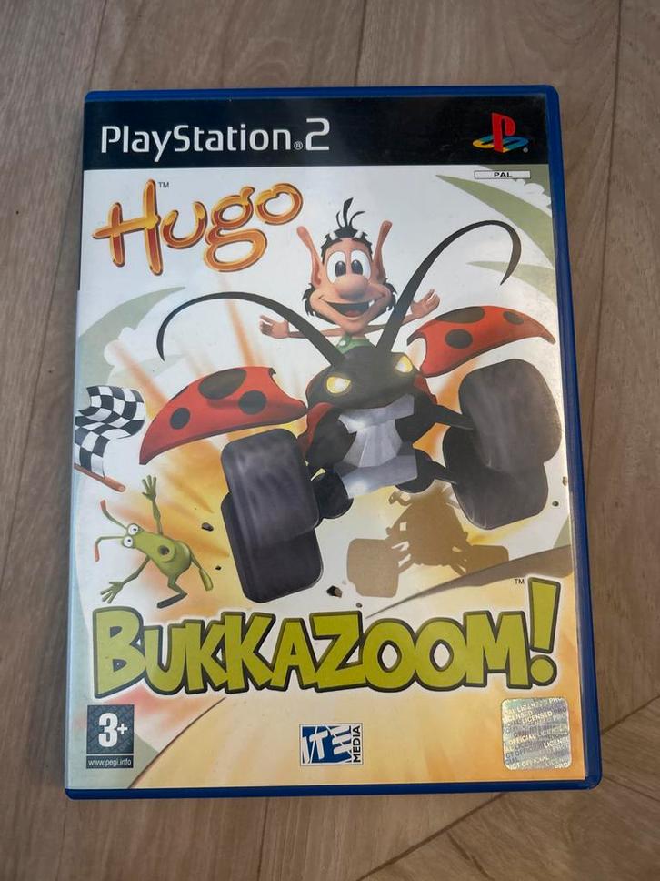 Hugo Bukkazoom! PS2 - Raceplezier!, Spelcomputers en Games, Games | Sony PlayStation 2, Gebruikt, Racen en Vliegen, 2 spelers