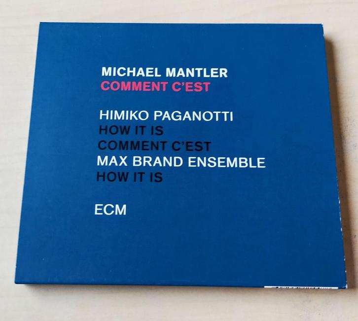 Michael Mantler - Comment C'Est CD 2017 ECM, Cd's en Dvd's, Cd's | Jazz en Blues, Zo goed als nieuw, Jazz, 1980 tot heden, Ophalen of Verzenden