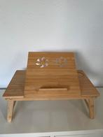 Laptoptafel Hout Verstelbaar met Laadje, Computers en Software, Laptoptafels, Ophalen of Verzenden, Zo goed als nieuw, In hoogte verstelbaar