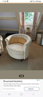 Te koop 2 teddy stoelen, Huis en Inrichting, Stoelen, Ophalen, Zo goed als nieuw, Wit, Stof