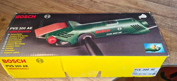 Bosch PVS-300 AE Bandschuurmachine, Doe-het-zelf en Verbouw, Gereedschap | Schuurmachines, Gebruikt, Bandschuurmachine, Minder dan 600 watt