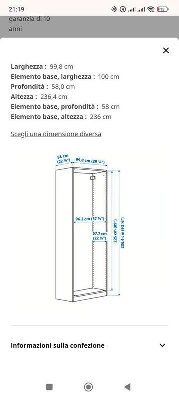 Ikea pax wardrobe - afbeelding 3
