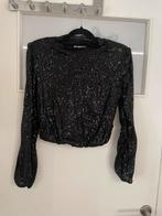 Glitter top, Kleding | Dames, Zwart, Ophalen of Verzenden, Lange mouw, Maat 36 (S)