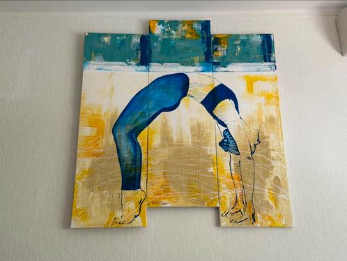 Yoga schilderij, Antiek en Kunst, Kunst | Overige Kunst, Ophalen of Verzenden