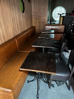 Diverse tafels stoelen banken stoepborden cafe restaurant, Huis en Inrichting, Ophalen of Verzenden, Zo goed als nieuw