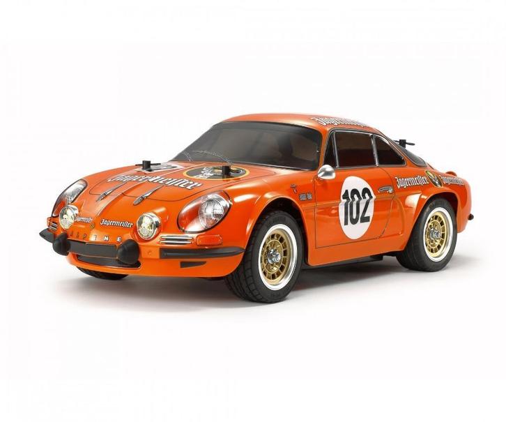 Tamiya 1:10 RC Renault Alpine A110 Jaeger M-06, Hobby en Vrije tijd, Modelbouw | Radiografisch | Auto's, Nieuw, Auto onroad, Elektro