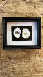 Westertoren in lijst, Minder dan 50 cm, Nieuw, Ophalen of Verzenden, Schilderij