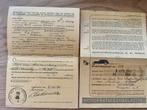 Motorrijtuigenbelasting Bewijzen 1944 - Deventer, Ophalen of Verzenden
