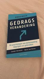 Reint Jan Renes - Draaiboek gedragsverandering, Ophalen of Verzenden, Zo goed als nieuw, Reint Jan Renes; Sander Hermsen
