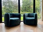 Petrol blauwe fauteuils van Eijerkamp - Zo goed als nieuw!, Huis en Inrichting, Fauteuils, Ophalen of Verzenden, Zo goed als nieuw