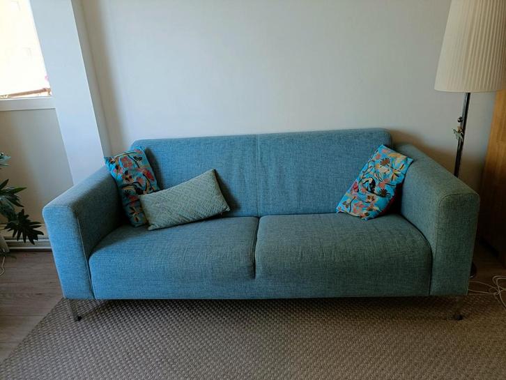 2,5 zits bank Ocean Blue, Huis en Inrichting, Banken | Bankstellen, Gebruikt, 200 tot 250 cm, 75 tot 100 cm, Ophalen