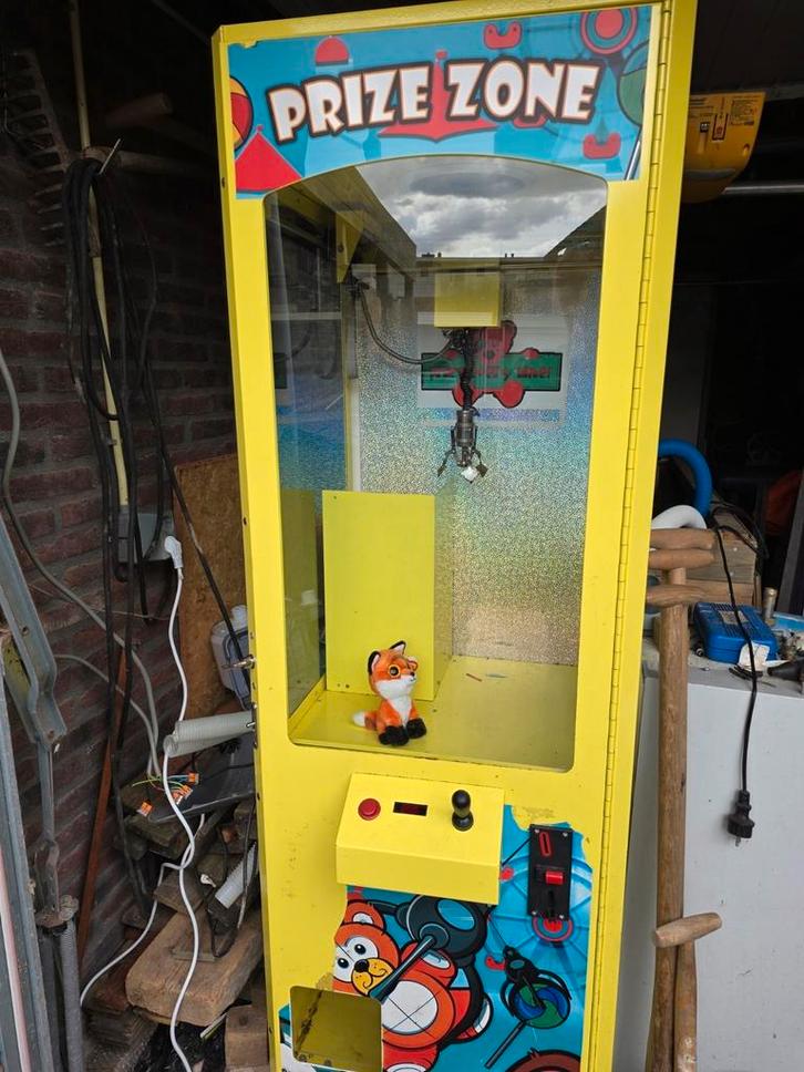 altijd prijs grijpmachine grijpkraan, Verzamelen, Automaten | Gokkasten en Fruitautomaten, Gebruikt, Ophalen