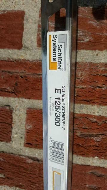 Schlüter Schiene tegelprofiel randafscheiding RVS E125 220cm beschikbaar voor biedingen