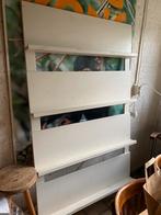 Houtej wandrek lectuurmkast / tijdschriftenrek 100x180, Huis en Inrichting, Kasten | Wandmeubels, Ophalen of Verzenden, Zo goed als nieuw
