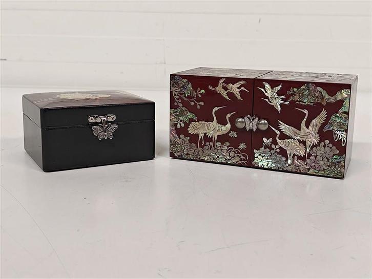 A6851 Chinese Juwelenkastjes [Parelmoer], Antiek en Kunst, Antiek | Woonaccessoires, Ophalen of Verzenden