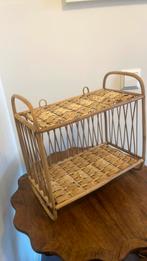 Rieten kastje 33/24/18 cm, Huis en Inrichting, Woonaccessoires | Overige, Ophalen of Verzenden, Gebruikt