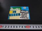 sticker Omroep KRO Studio in kleur Mikro Gids, Verzamelen, Ophalen, Zo goed als nieuw