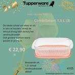 Tupperware Combismart hoog met rooster + deksel, Huis en Inrichting, Keuken | Tupperware, Ophalen of Verzenden, Nieuw