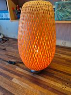 Tafellamp Rotan 40cm hoog, Ophalen, Zo goed als nieuw, Minder dan 50 cm