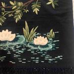 Wandkleed geborduurde waterlelies + lisdodde  127/85, Gebruikt, Etten-Leur, DJT@dejuistetoon.eu, Ophalen of Verzenden