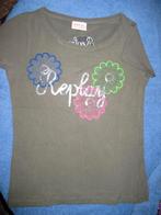 Khaki Replay shirt, M, Kleding | Dames, Maat 38/40 (M), Overige kleuren, Ophalen of Verzenden, Zo goed als nieuw