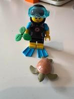 Lego minifiguur serie 20 71027 sea rescuer/duiker, Ophalen of Verzenden, Zo goed als nieuw, Complete set, Lego