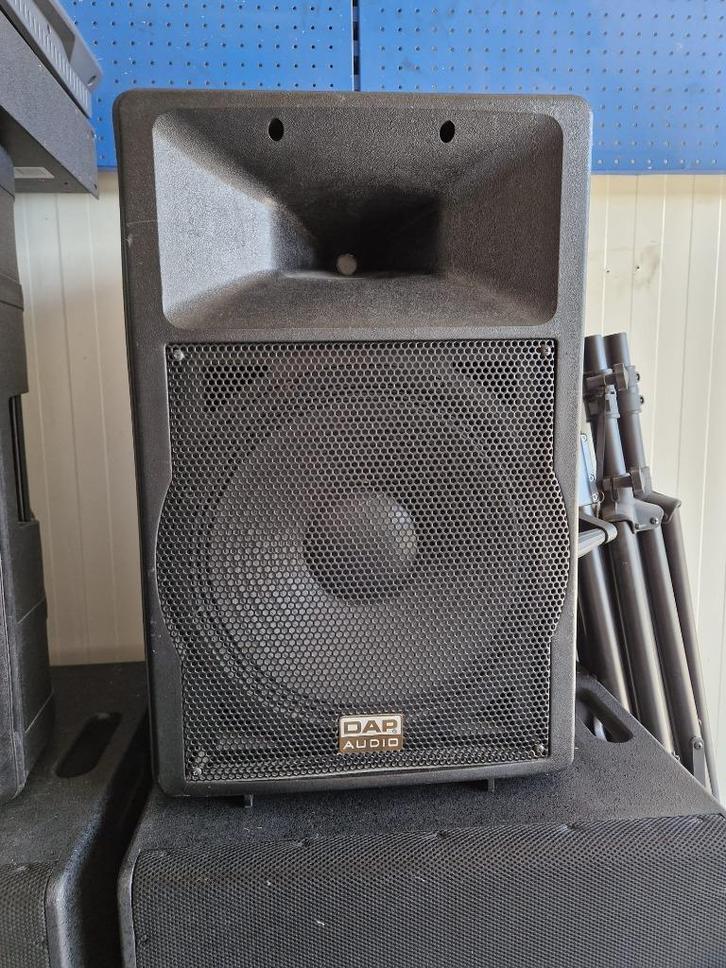 DAP P15 + Palladium 400 + Antmix: complete installatie, Muziek en Instrumenten, Versterkers | Keyboard, Monitor en PA, Gebruikt