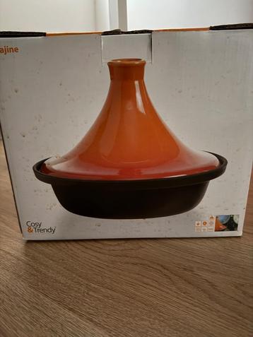 Cosy & Trendy Tajine Inductie (zwart-oranje, Ø25cm) beschikbaar voor biedingen