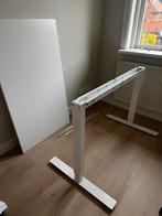 Ikea bureau wit (Trotten) 120 x 70, Ophalen, In hoogte verstelbaar, Gebruikt, Bureau