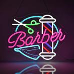 LED Neon Lamp Barber Roze met USB aansluiting (38x32cm), Ophalen of Verzenden, Nieuw, Lichtbak of (neon) lamp