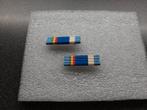UN  batons / 2x  Mali  Medal  Minusma  34x10 mm, Ophalen of Verzenden, Landmacht, Nederland, Embleem of Badge